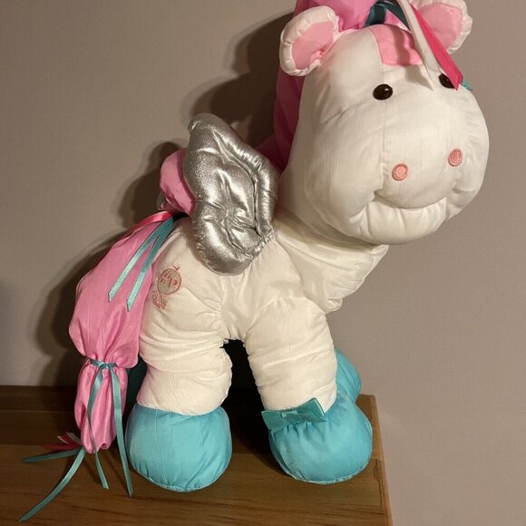 Enchanted Puffalump Pegasus Starfire Fisher Price Vintage 1987 Plush HTF Rare - Picture 9 of 16